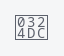 U324DC from saurce code nerd font